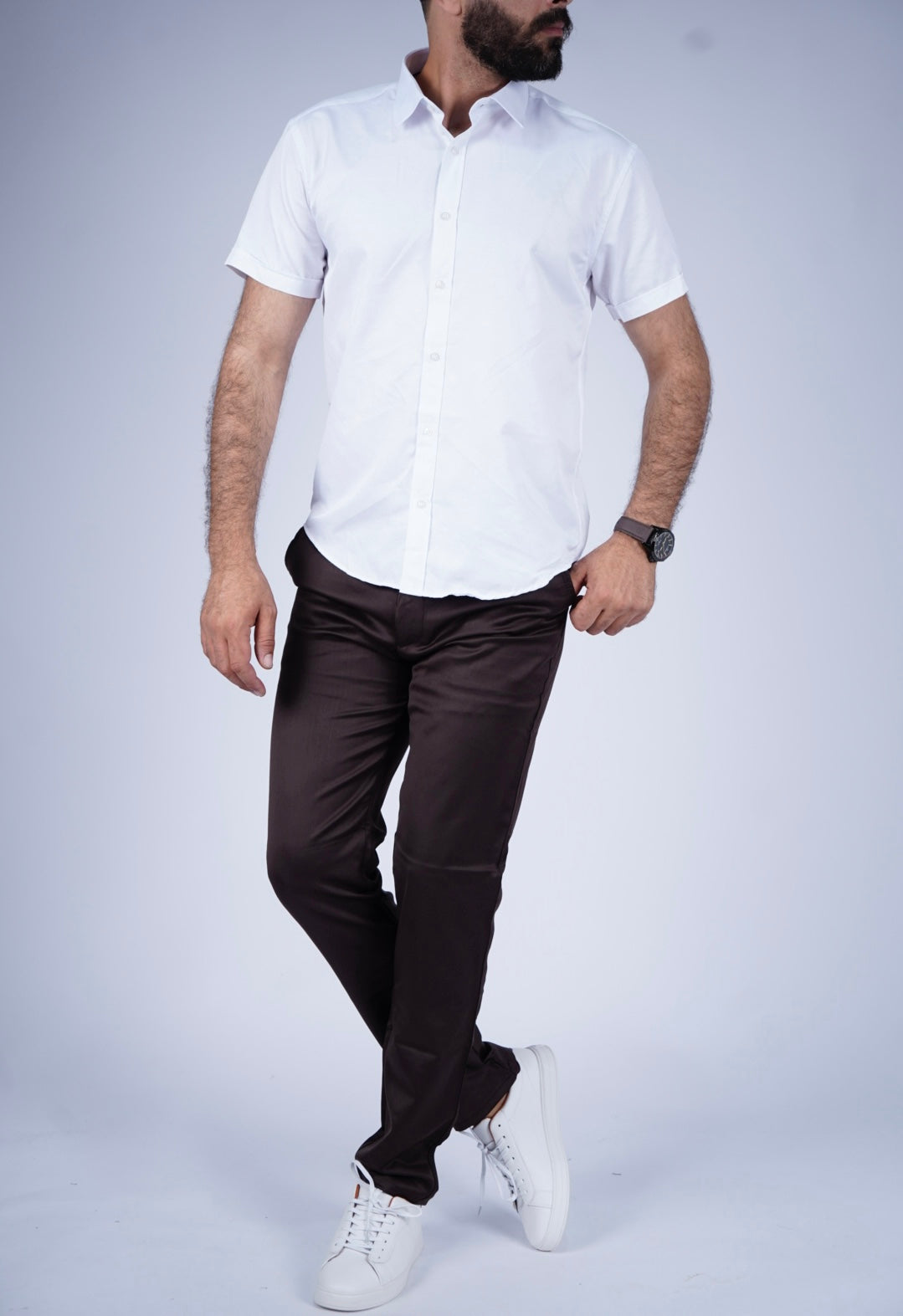 Chemise Slim-fit demi