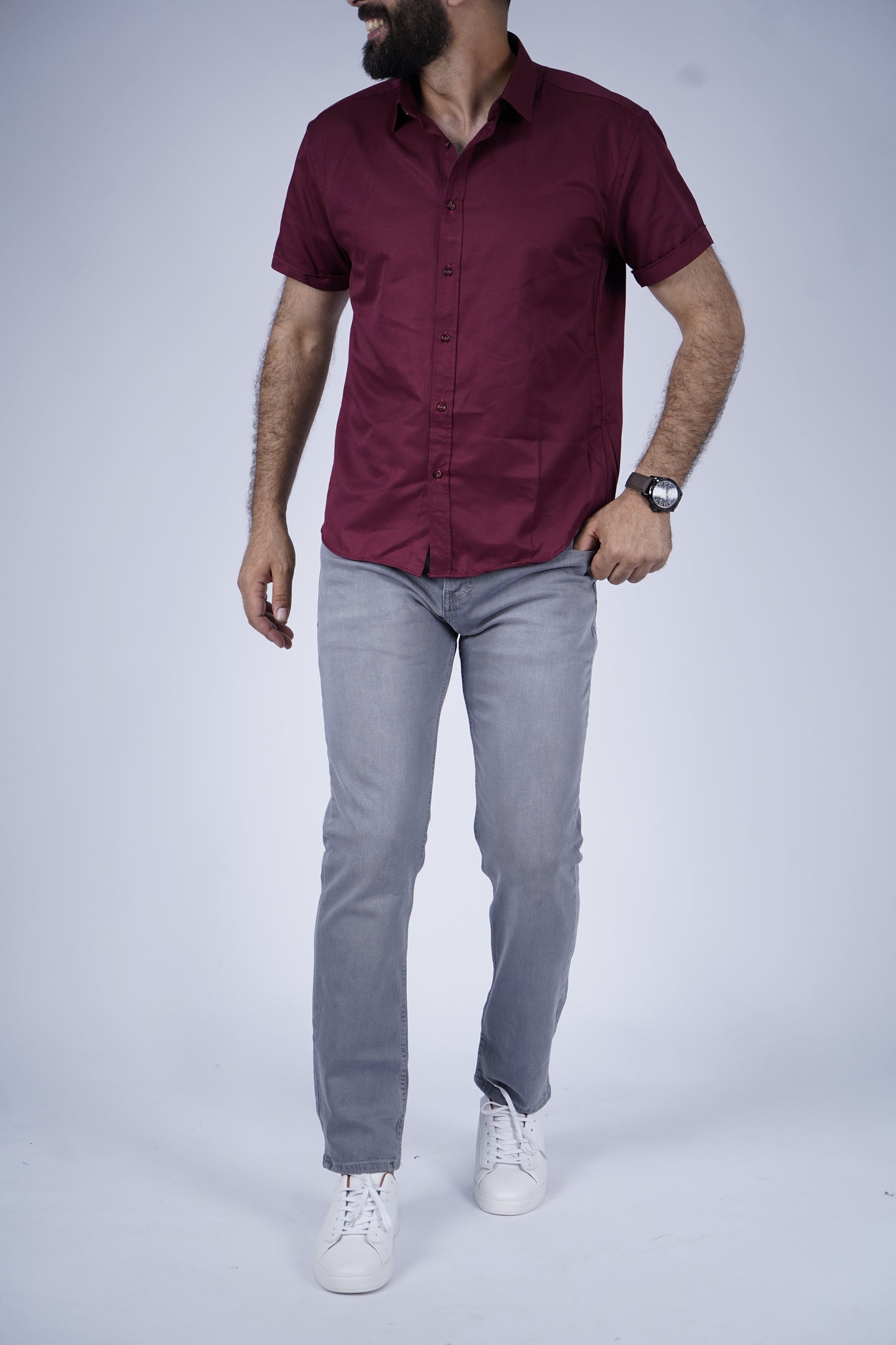 Chemise Slim-fit demi