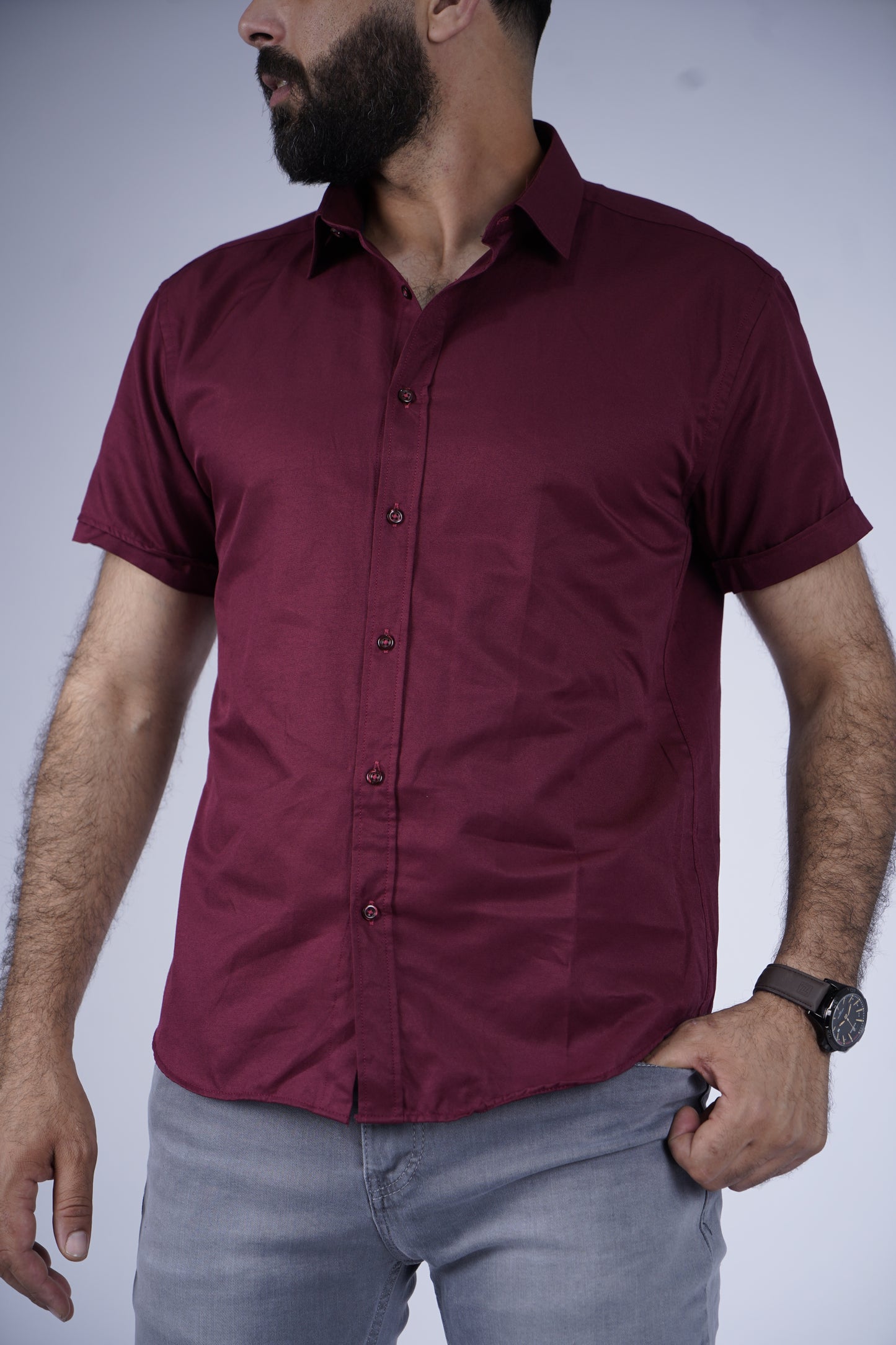 Chemise Slim-fit demi