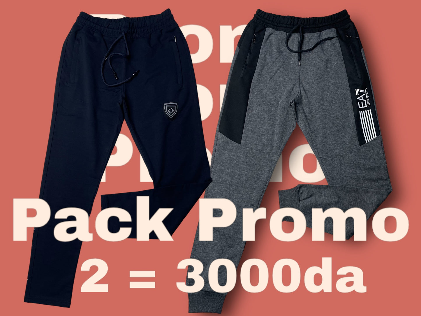 Pack 2 Bas jogging promo
