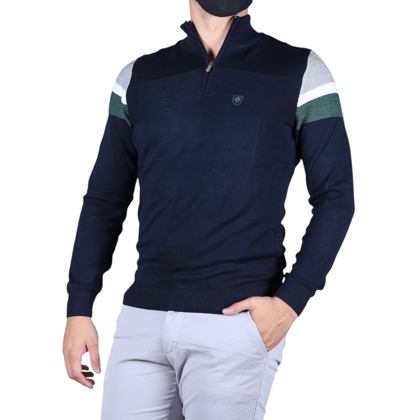 Pullover demi Zip