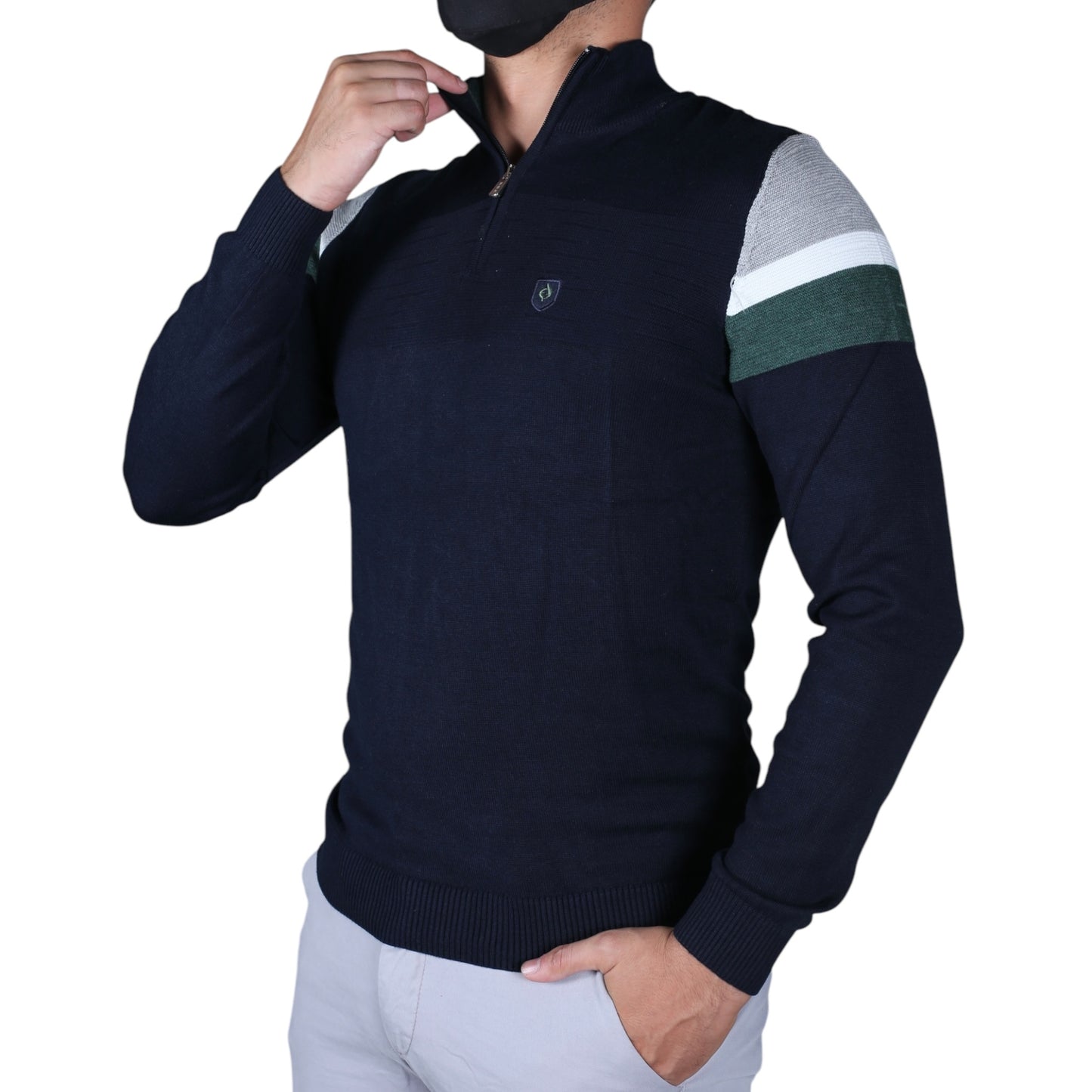 Pullover demi Zip