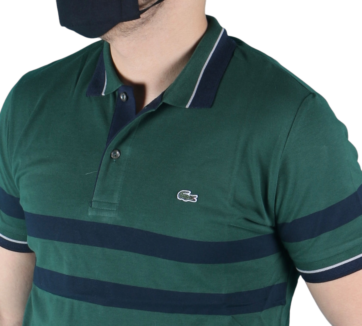 Lacoste 2 bande vert