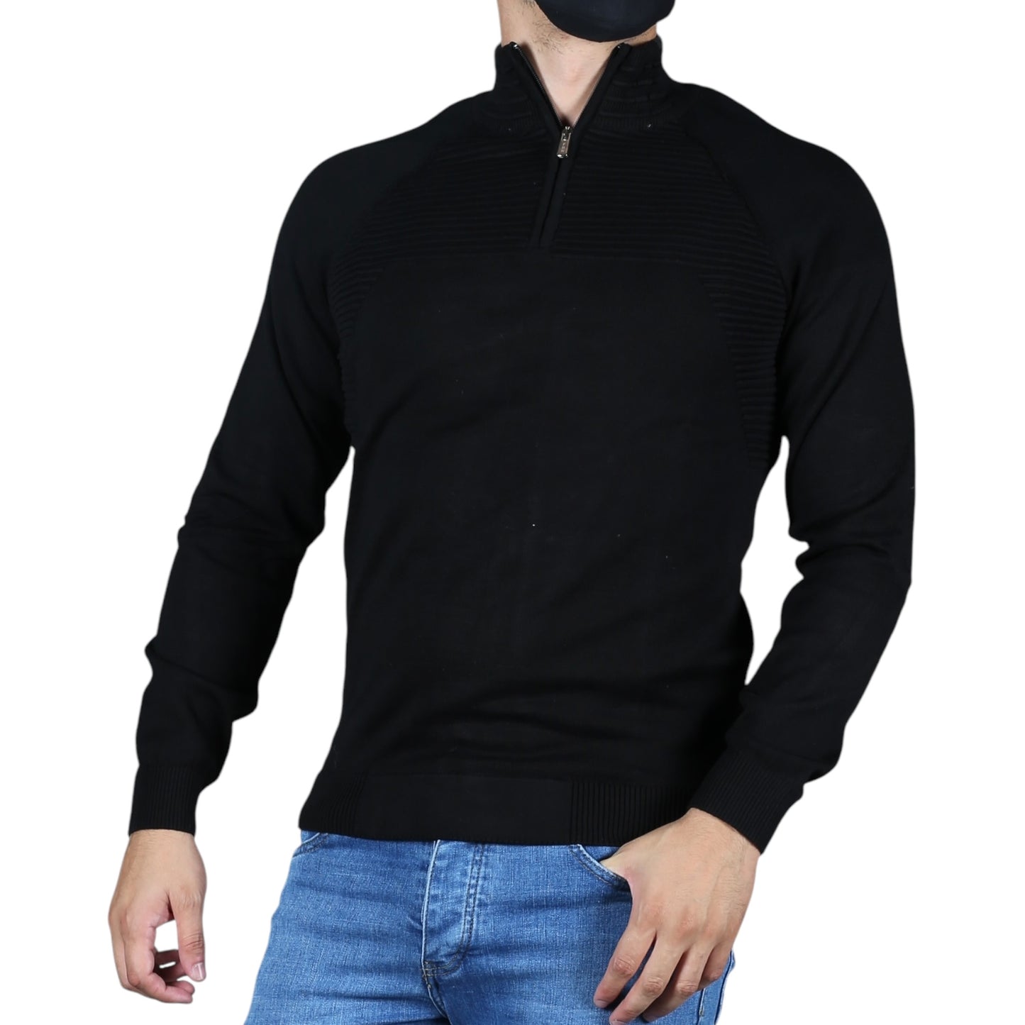 Pullover demi Zip