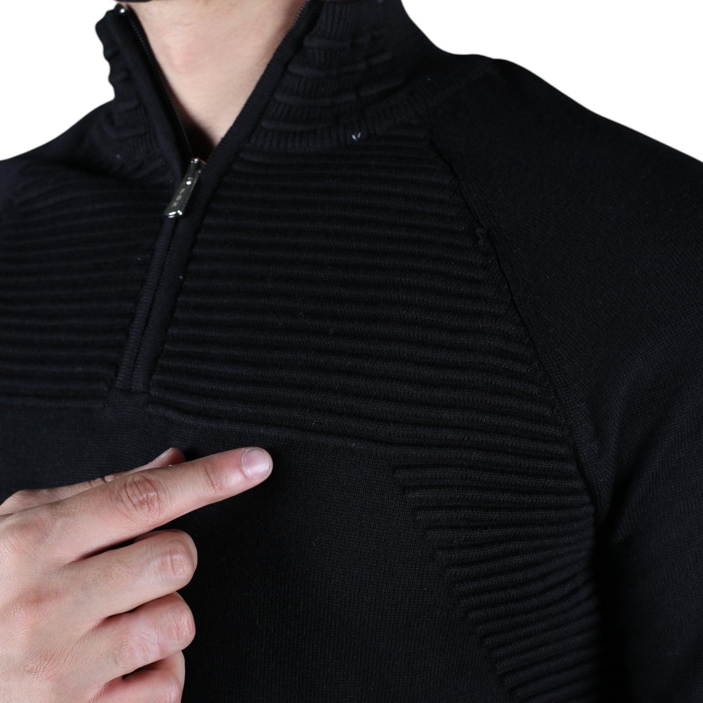 Pullover demi Zip