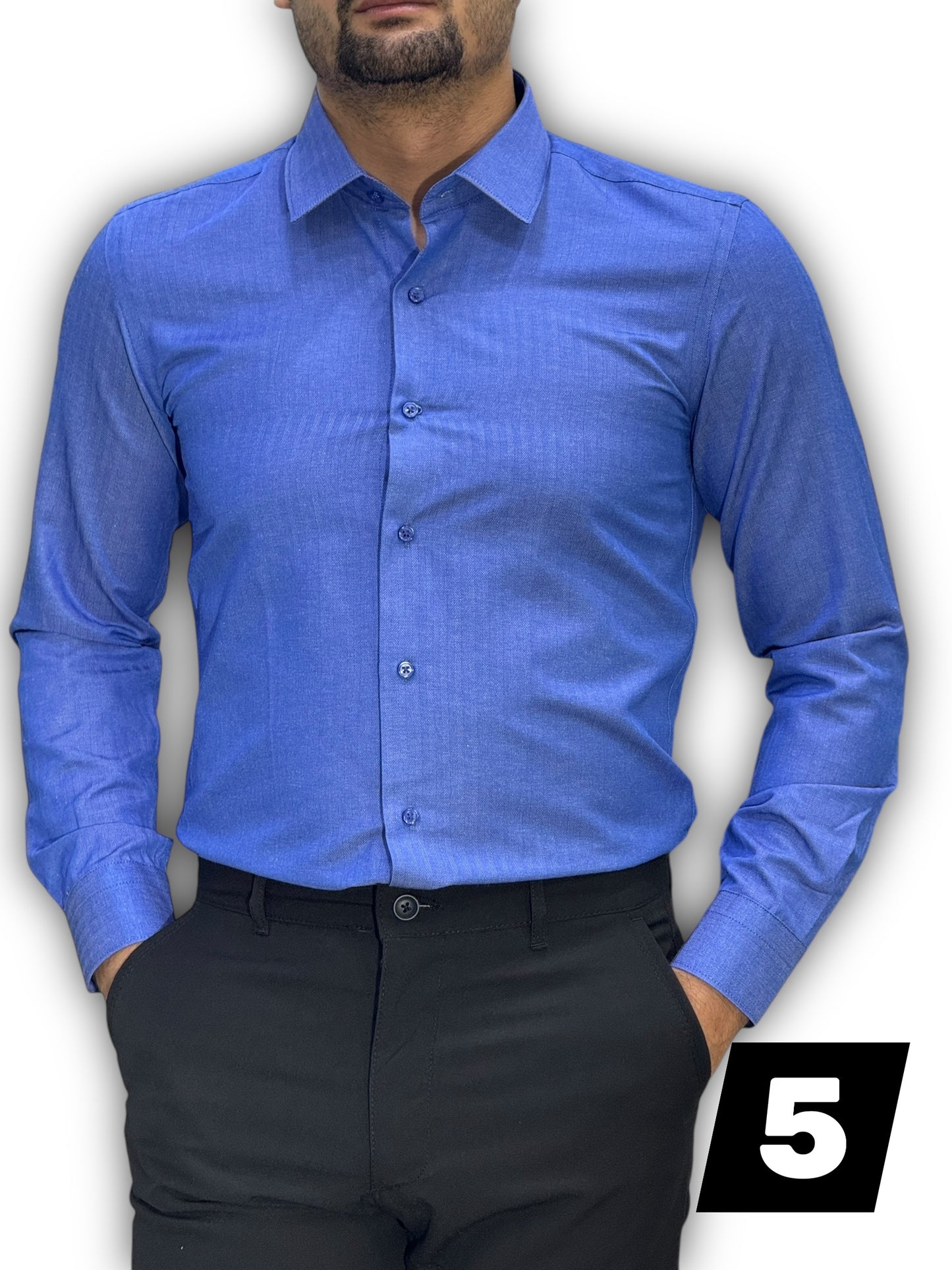 Chemise manche long uni