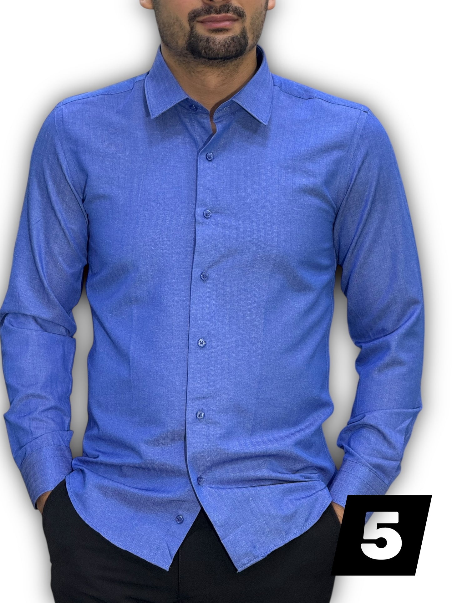 Chemise manche long uni