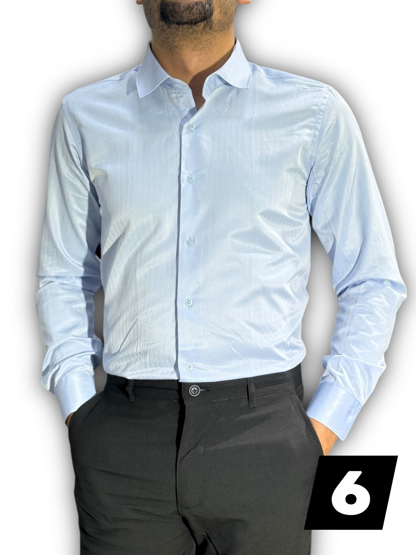 Chemise manche long uni