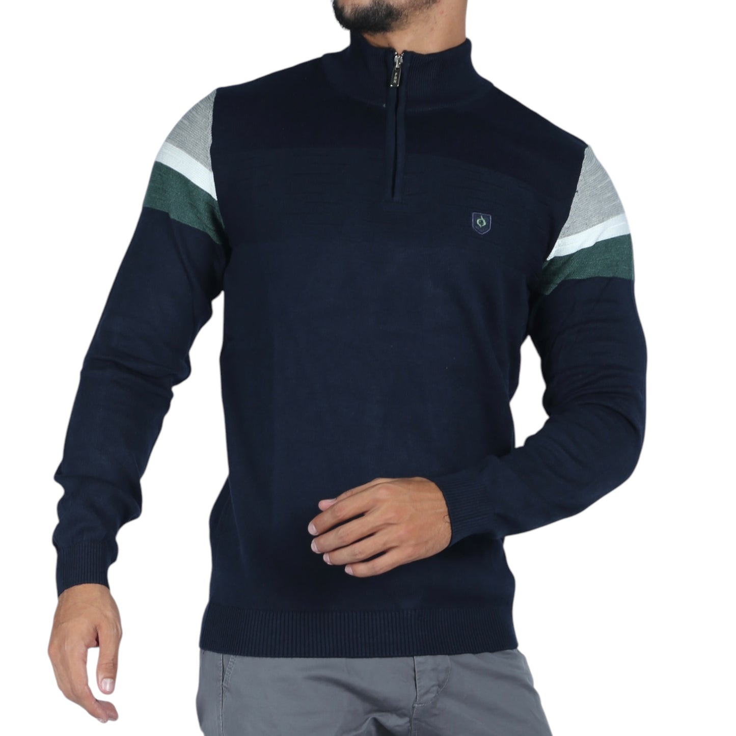 Pullover demi Zip