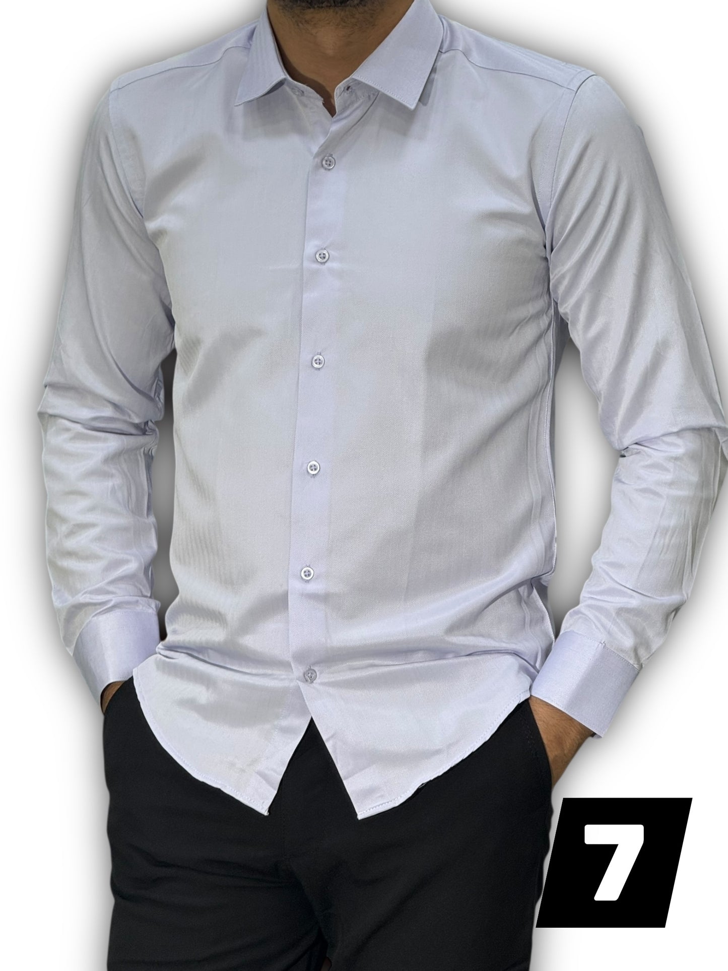 Chemise manche long uni