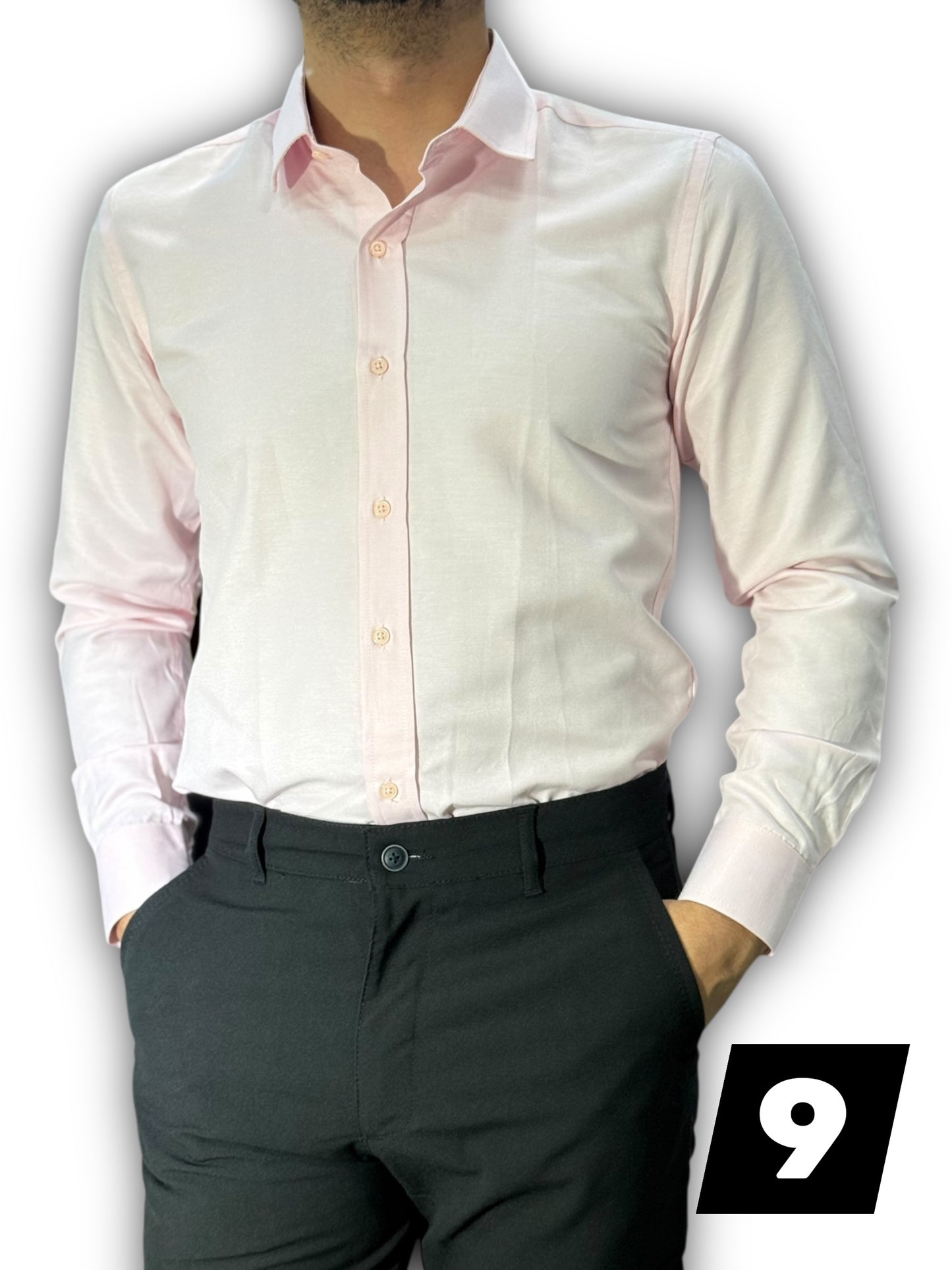 Chemise manche long uni