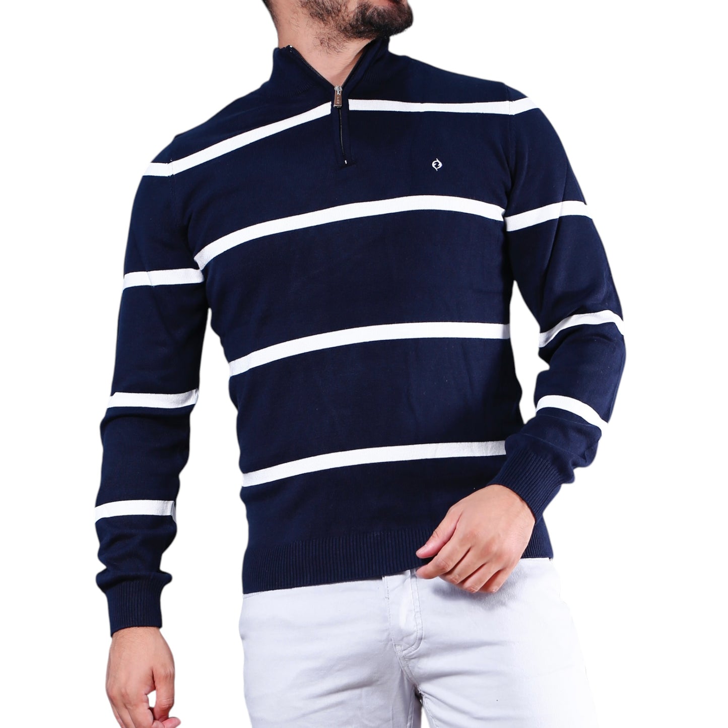 Pullover demi Zip