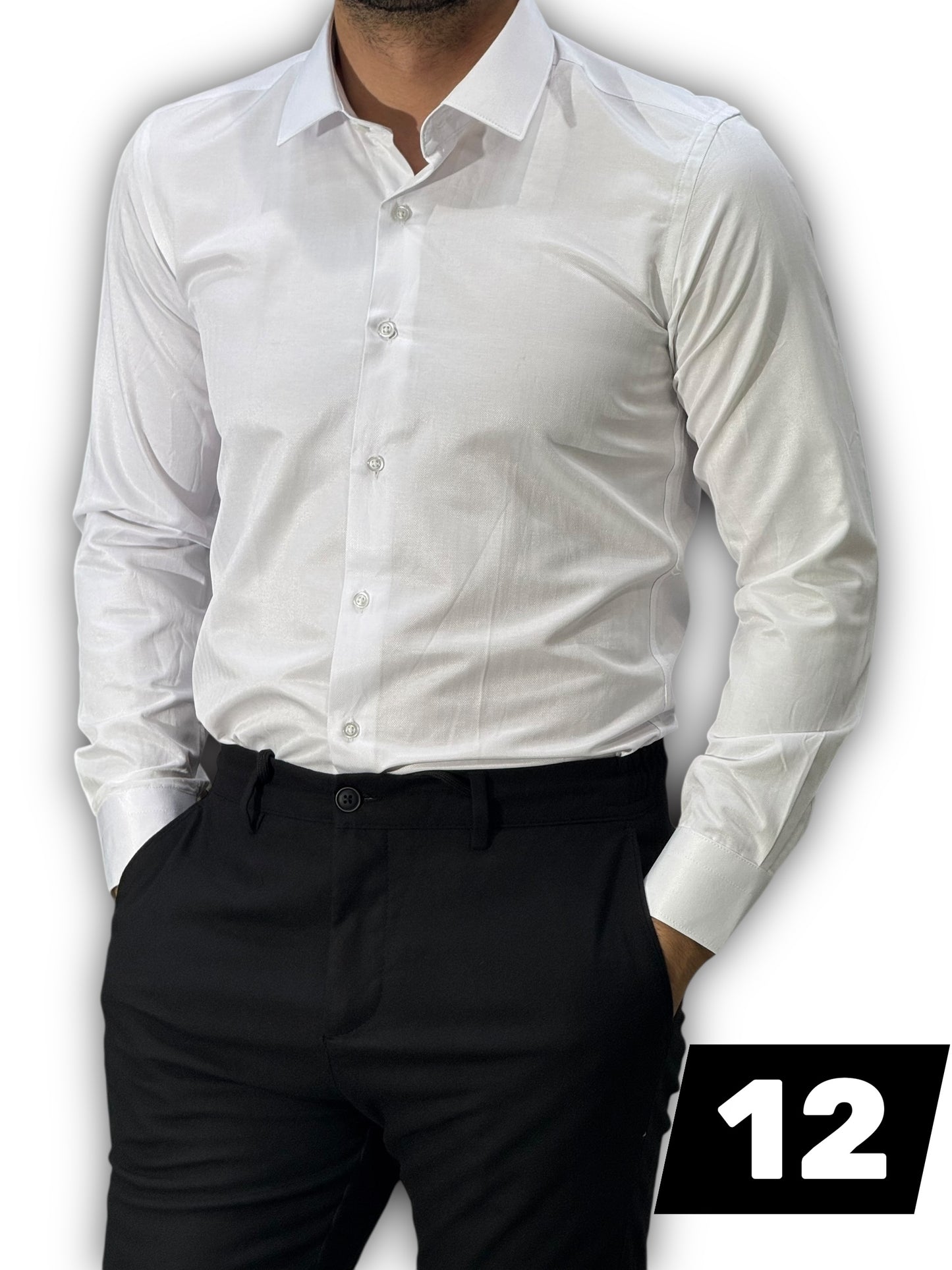 Chemise manche long uni